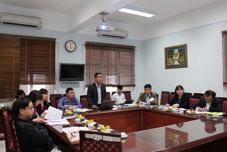 Toàn cảnh buổi nghiệm thu.